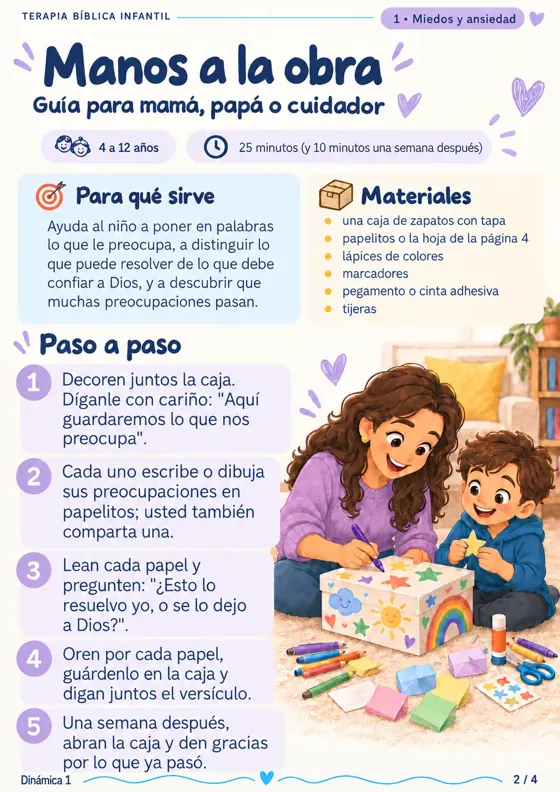 Dinámica 1, página 2: La caja de las preocupaciones
