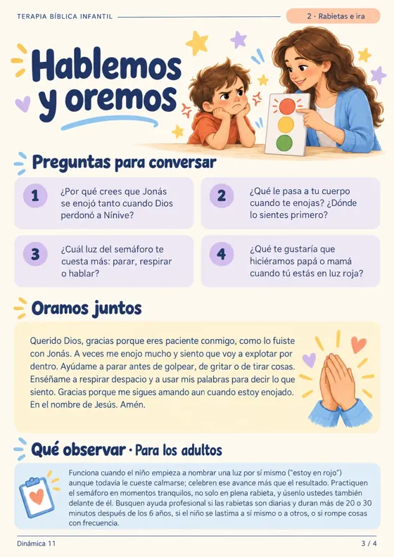 Dinámica 11, página 3: El semáforo de Jonás
