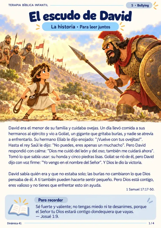 Dinámica 41, página 1: El escudo de David