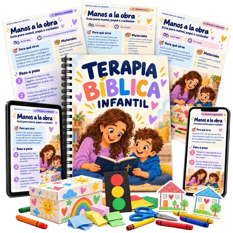 Terapia Bíblica Infantil: las 120 dinámicas impresas, en la tablet y en el celular